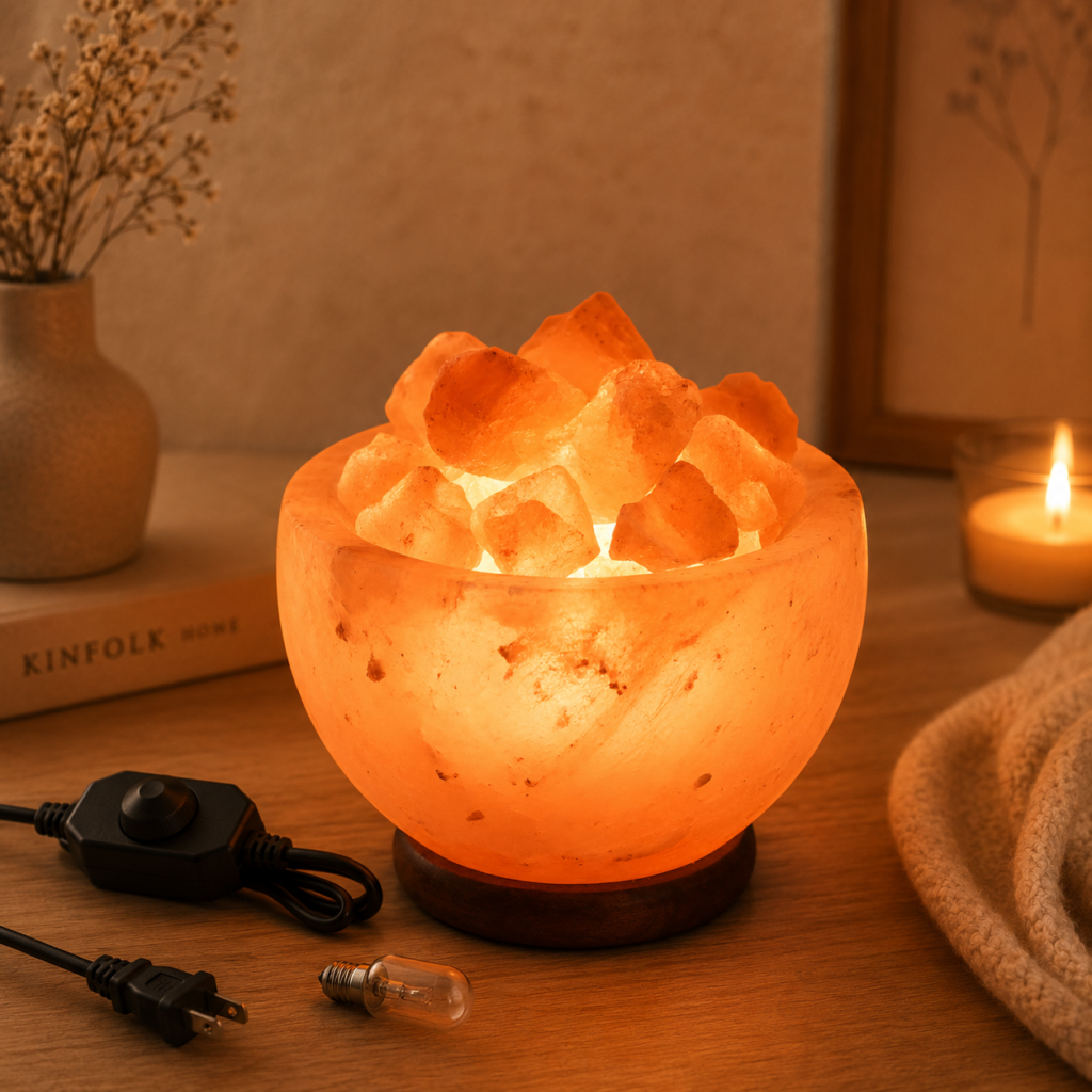 Chunks bowl lamp
