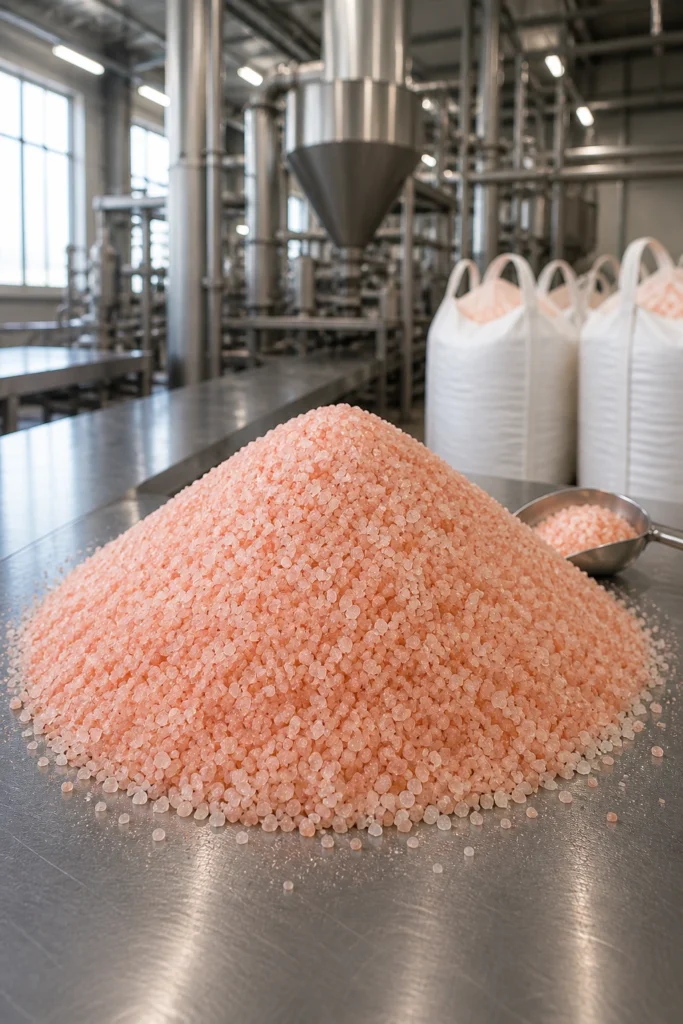 pink coarse salt